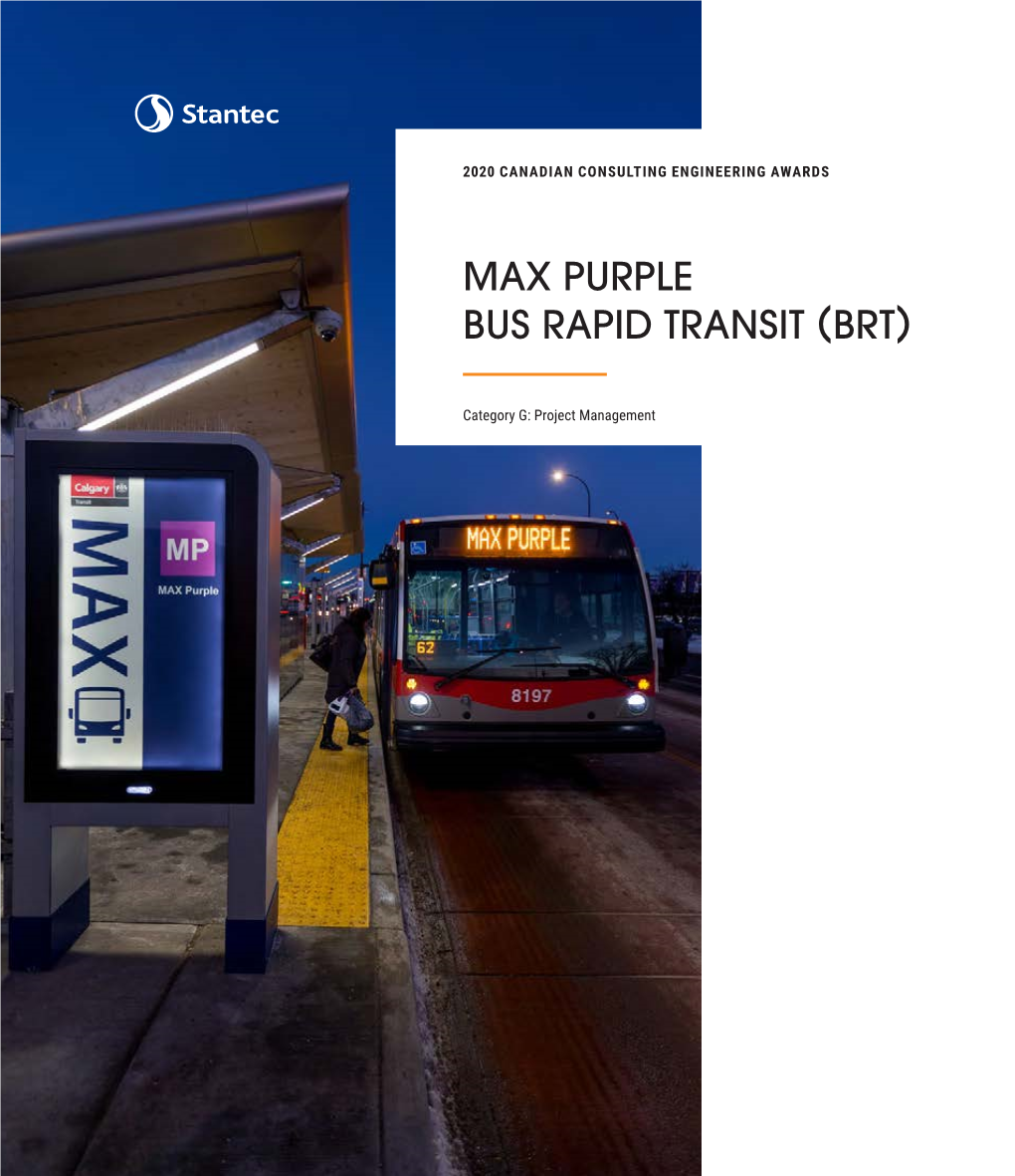 Max Purple Bus Rapid Transit (Brt)