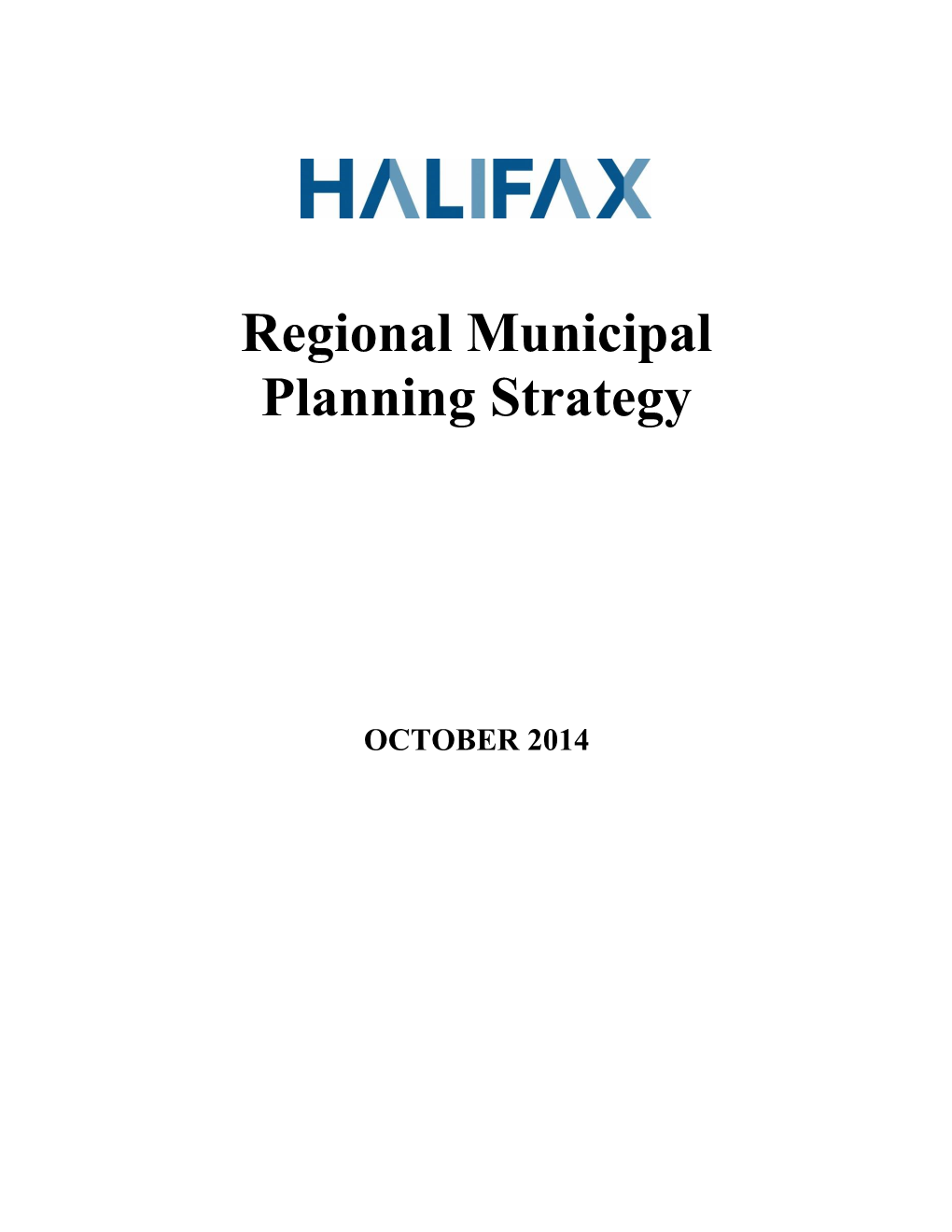 Regional Municipal Planning Strategy
