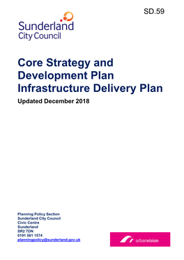 Core Strategy and Development Plan Infrastructure Delivery Plan Updated December 2018