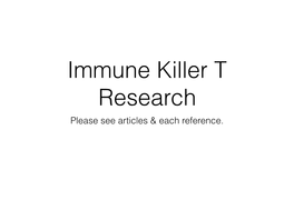 Immune Killer-T