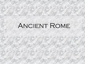 Ancient Rome I