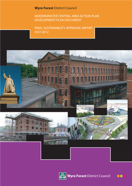 Kidderminster Central Area Action Plan Development Plan Document