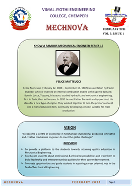 Mechnova February 2021 Vol 9, Issue 1