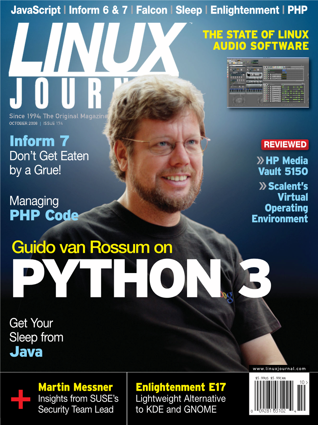 Guido Van Rossum on PYTHON 3 Get Your Sleep From