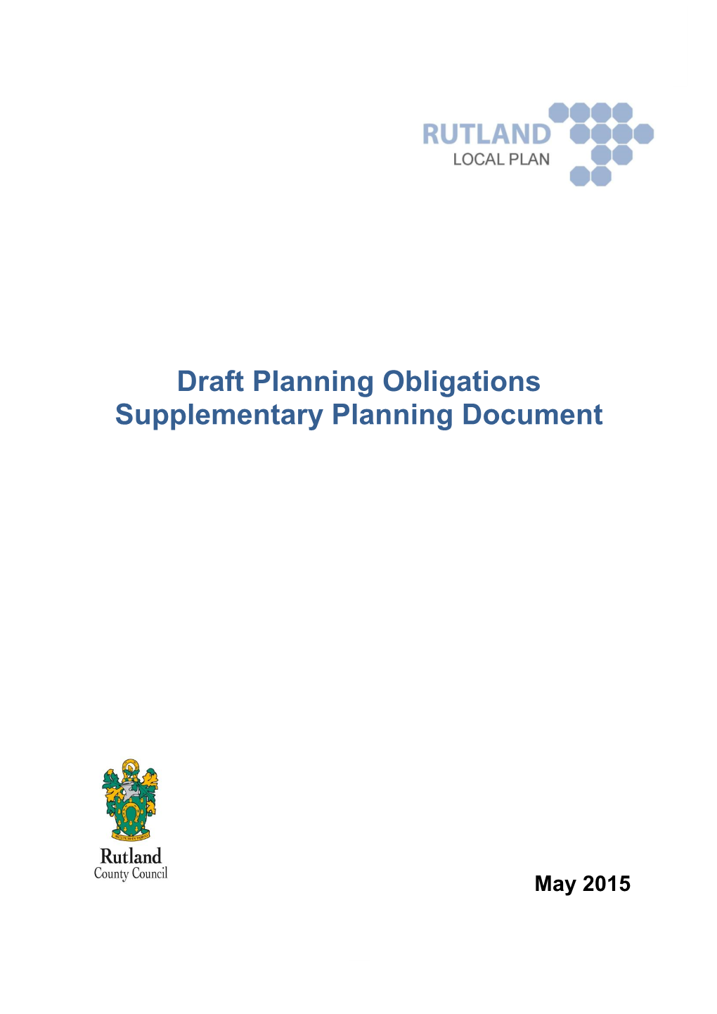 Draft Planning Obligations Supplementary Planning Document