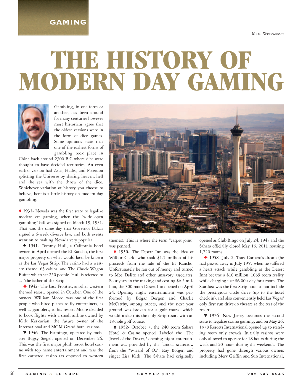 The History of Modern Day Gaming