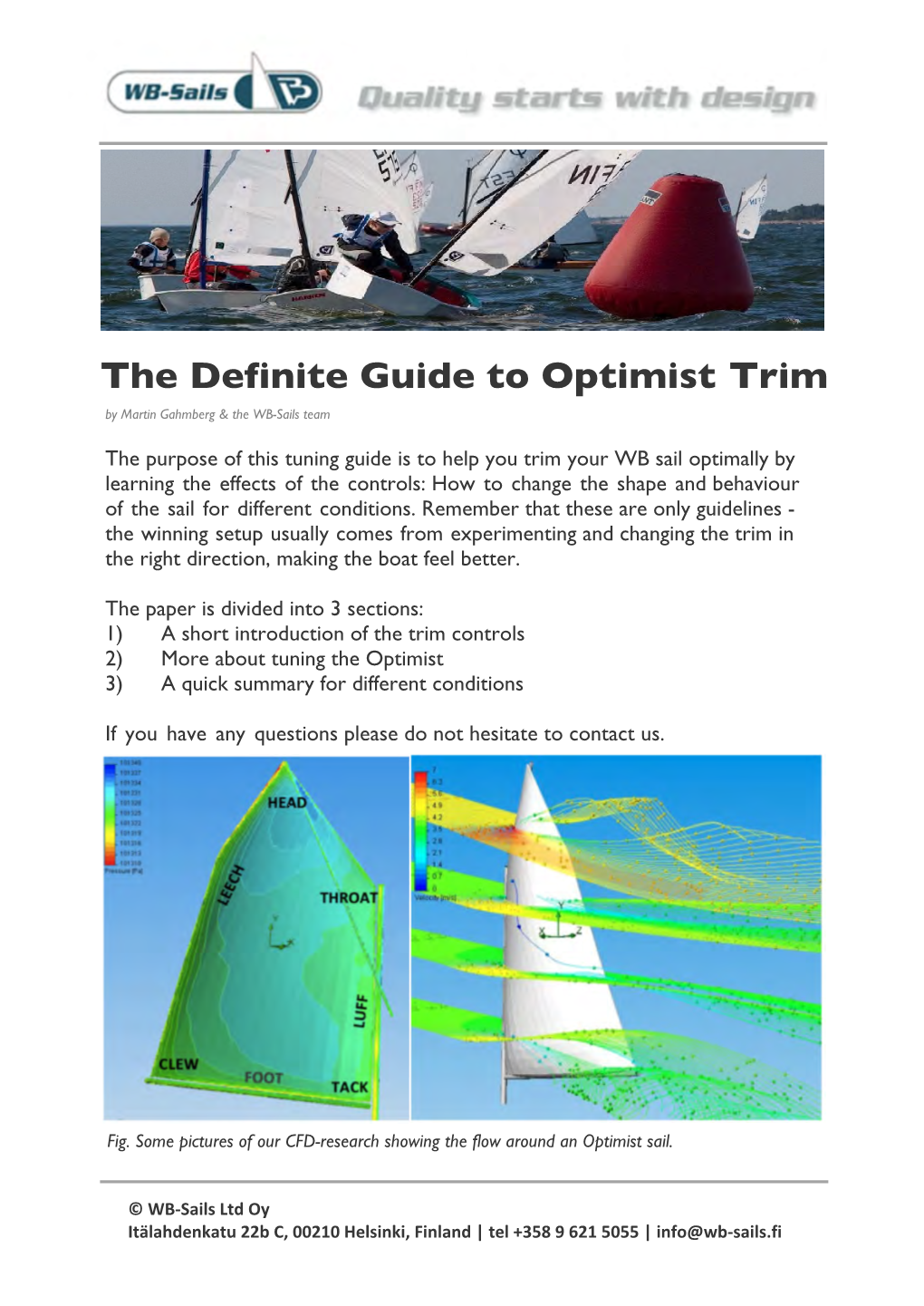 WB-Sails Optimist Trimguide