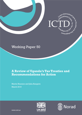 A Review of Uganda's Tax Treaties And