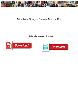 Mitsubishi Shogun Owners Manual Pdf
