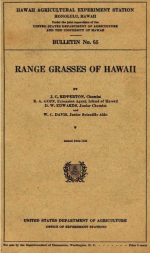 Range Grasses of Hawaii 3