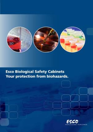 Esco Biological Safety Cabinets Your Protection from Biohazards