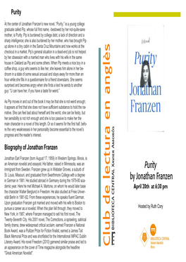 Purity by Jonathan Franzen