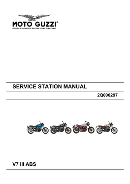 Service Station Manual 2Q000297