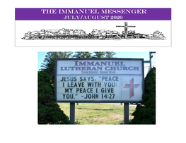 The Immanuel Messenger July/August 2020