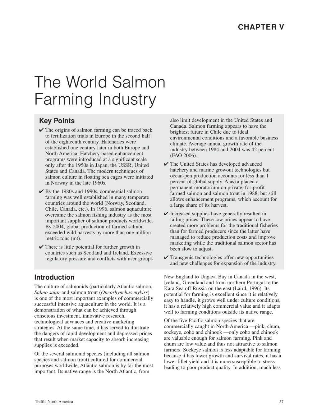 The World Salmon Farming Industry