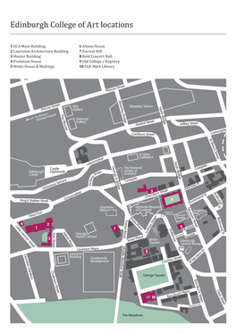 Edinburgh College of Art Locations