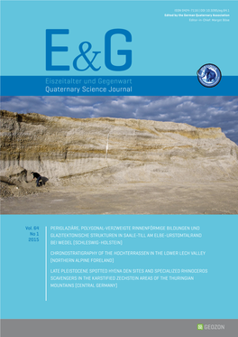 E&G Quaternary Science Journal Vol. 64 No 1