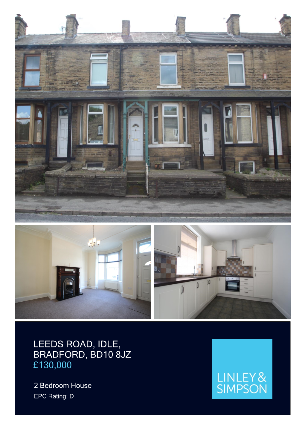 Leeds Road, Idle, Bradford, Bd10 8Jz £130,000