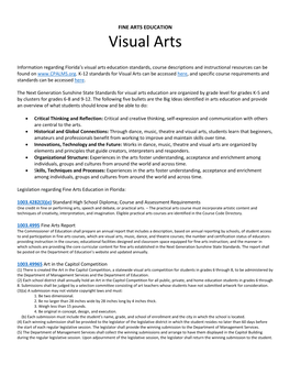 Visual Arts Resources