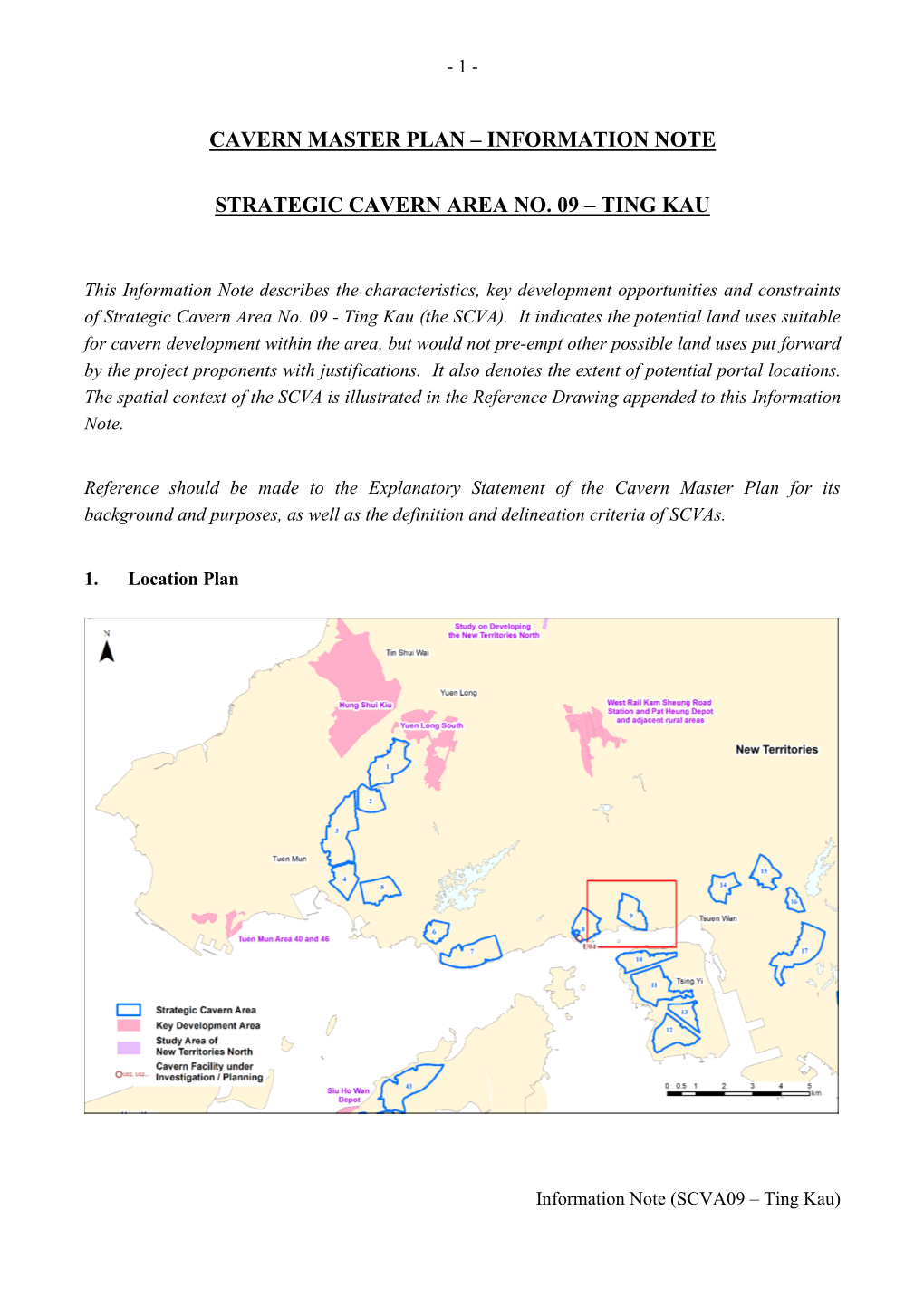 Information Note Strategic Cavern Area No. 09 – Ting