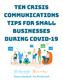 Ten Crisis Communications Tips for Small Businesses During COVID-19