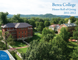 Berea College Faculty and Staff Contributors