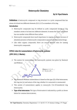 Heterocyclic Chemistry Updated