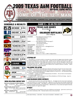 2009 Texas A&M Football