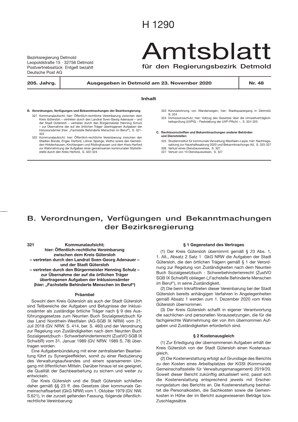 Amtsblatt Nr. 48