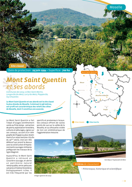 Mont Saint Quentin Et Ses Abords Est Le Site Classé Le Plus Étendu De Moselle