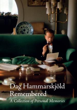 Dag Hammarskjöld Remembered