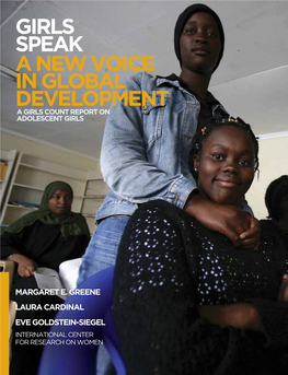 Girls Speak: a New Voice in Global Development