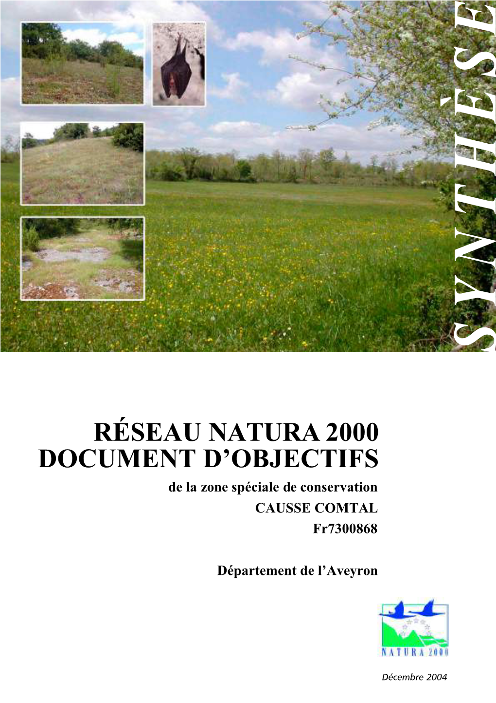 Réseau Natura 2000 Document D'objectifs