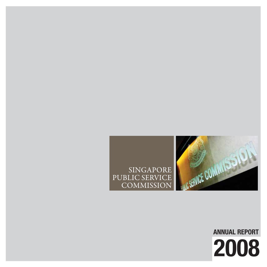 PSC Annual Report 2008
