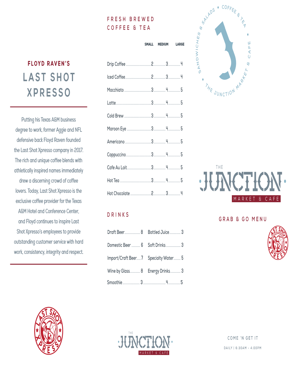 The Junction Menu