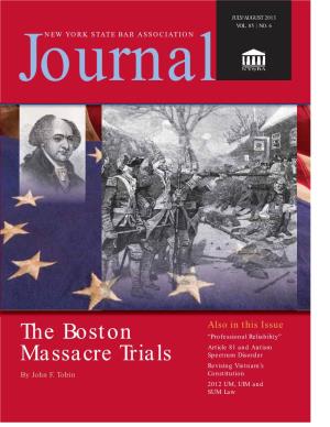 The Boston Massacre Trials by John F