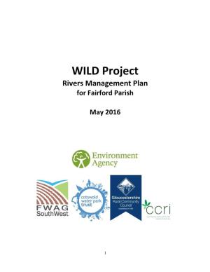 WILD Project Rivers Management Plan for Fairford Parish