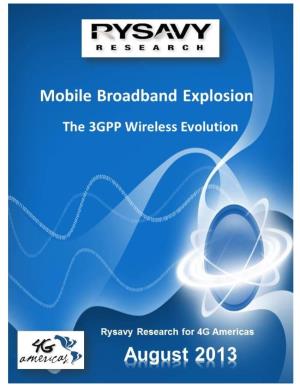 Mobile Broadband Explosion, Rysavy Research/4G Americas, August 2013 Page 2 Advanced Receivers