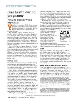Oral Health During Pregnancy