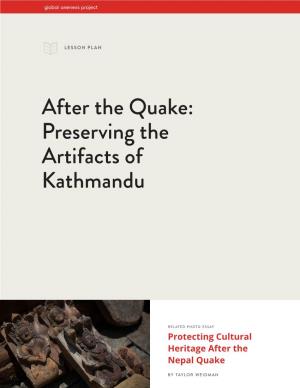 After the Quake: Preserving the Artifacts of Kathmandu