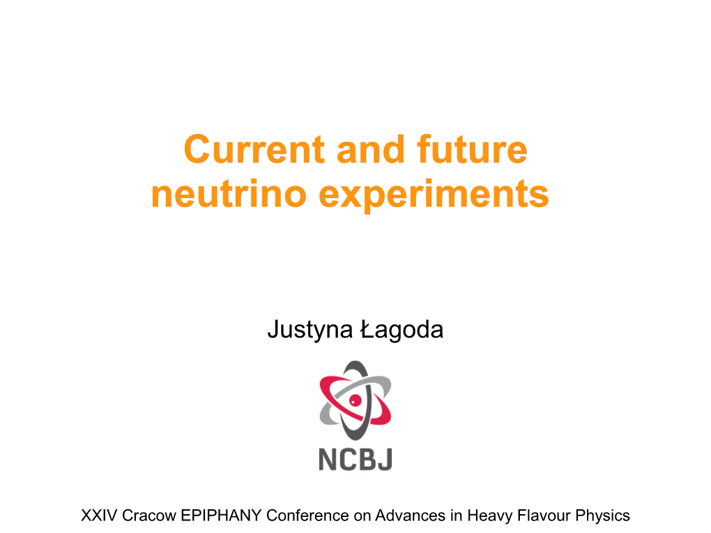 Current and Future Neutrino Experiments