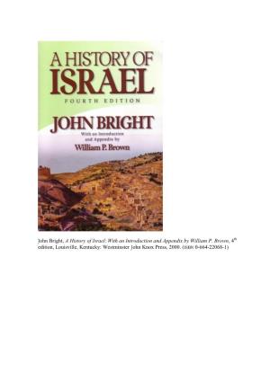 History of Israel: with an Introduction and Appendix by William P
