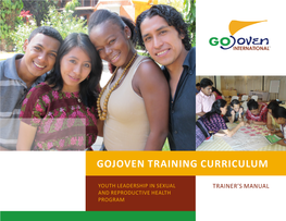 Gojoven Training Curriculum