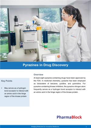 Pyrazines in Drug Discovery