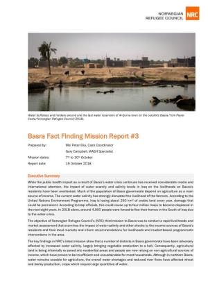 Basra Fact Finding Mission Report #3