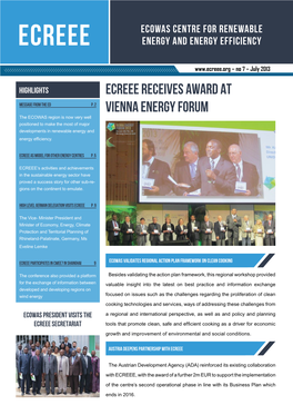 Ecreee Energy and Energy Efficiency