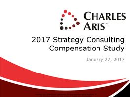 2017 Strategy Consulting Compensation Study