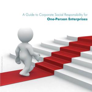 A Guide to Corporate Social Responsibility for One-Person Enterprises © Ioannis Kounadeas, Fotolia.Com 1819 EPU Innenseiten ENGL Layout 1 26.08.10 11:52 Seite 2