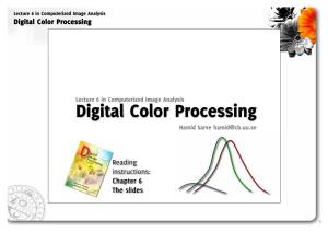 Digital Color Processing