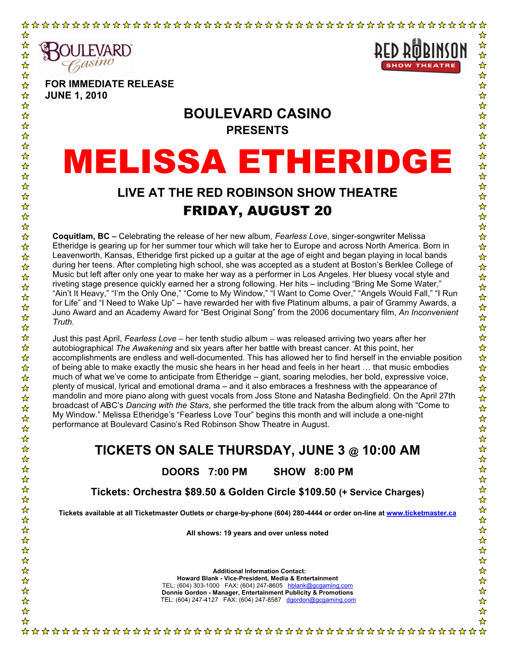 Melissa Etheridge